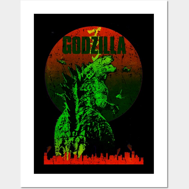 GODZILLA Wall Art by RANS.STUDIO